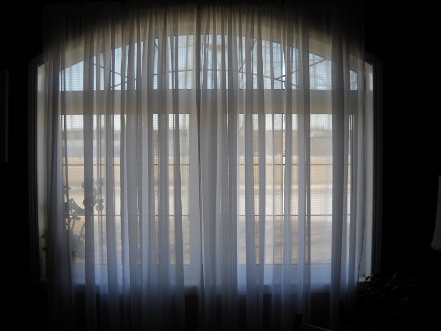 Sheer Fabrics, Can You See Thru Sheer Curtains At Night